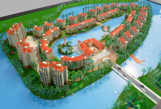 中国 住宅のミニチュア建築モデル メーカー、別荘 3D の美しい建築モデル サプライヤー