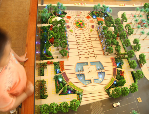 中国 造るレイアウトのためのアクリルのミニチュア建築モデル メーカー サプライヤー