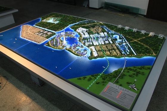 中国 ホテルの計画のためのミニチュア建築モデル メーカーの ABS プラスチック サプライヤー
