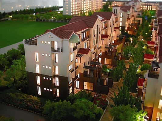 中国 趣味はモデル モデル住宅建設ポリ塩化ビニールの ABS およびアクリルを訓練します サプライヤー