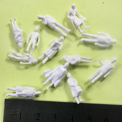 中国 白の HO 建築スケール・モデルの人々、1:87 2.0cm の永続的な図 サプライヤー