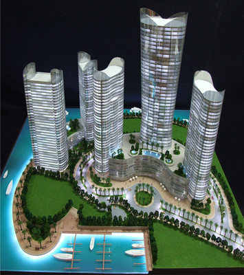 中国 3D 美しい建築モデルは画像的で高い建物のためのコマーシャルを供給します サプライヤー