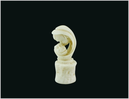 中国 玉白デスクトップ彫刻 3 D のスケール モデル母と息子の 1.5 ※ 4 cm MD11 サプライヤー
