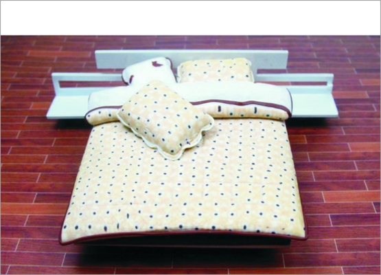 中国 CH06054 1時 20分/1： 25/1時 30分/1時 50分/1:75/100 カスタム建築モデル家具セラミック ベッド サプライヤー