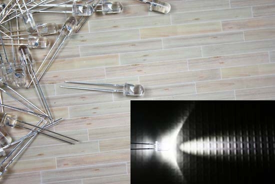 中国 判明した融氷期 005 3 MM ホワイト ライト建築のスケール モデルの電源 Led サプライヤー