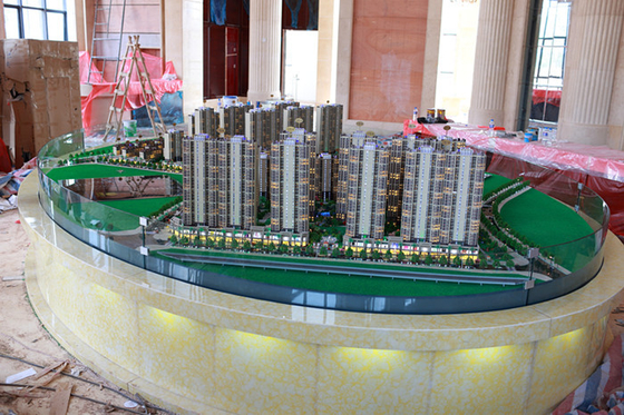 中国 不動産の販売のための ABS プラスチック/アクリルの景色の建築モデル メーカー サプライヤー