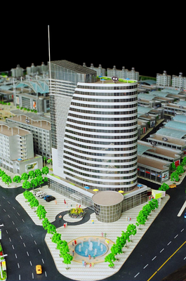ミニチュア建築モデル メーカーのミニチュア建物は銅を模倣します サプライヤー