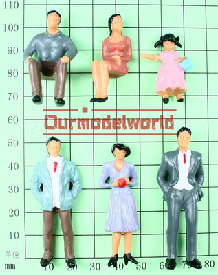 屋外の建築スケール・モデルの人々住宅 5.5cm DIY サプライヤー