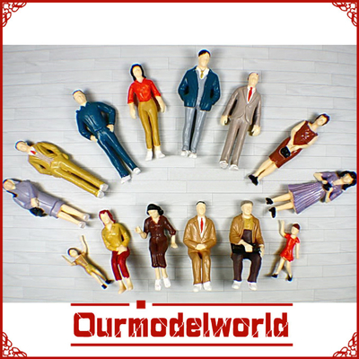 7.0cm のミニチュア内部の人々の女性モデルは OEM ODM の注文のパッキングを計算します サプライヤー