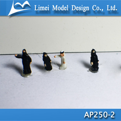 坐る 1/200 人のアラビアに建築にスケール・モデルの人々の立つことは/計算します サプライヤー