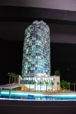 ミニチュア建築 Modelshobbies はモデル、商業建物のレイアウト モデルを訓練します サプライヤー