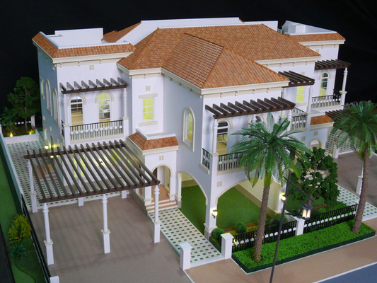 ミニチュア建築 Modelshobbies はモデル、商業建物のレイアウト モデルを訓練します サプライヤー
