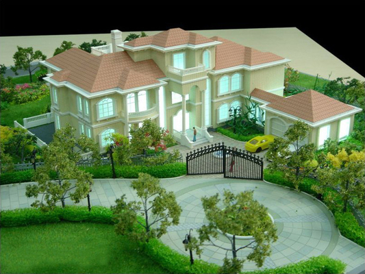 ミニチュア建築 Modelshobbies はモデル、商業建物のレイアウト モデルを訓練します サプライヤー