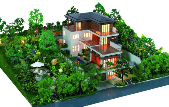 庭のミニチュア建築モデル メーカー、私用住宅のスケール・モデル サプライヤー