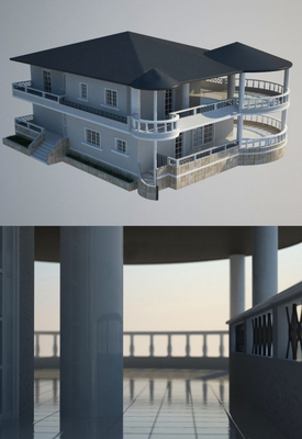 住宅建設のために美しいミニチュア建築モデル メーカー 3D サプライヤー
