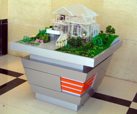 住宅建設のために美しいミニチュア建築モデル メーカー 3D サプライヤー