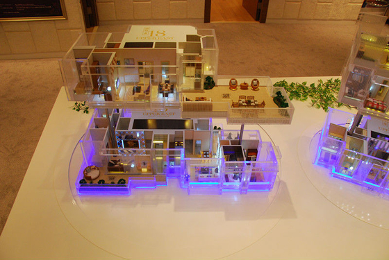 家屋の構造のために美しいミニチュア建築モデル メーカー 3D サプライヤー