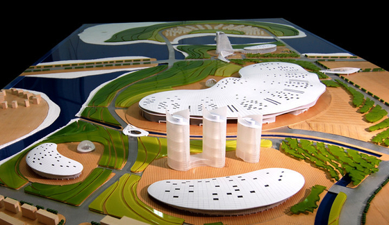 展覧会のための美しいミニチュア建築モデル メーカーのポータブル サプライヤー