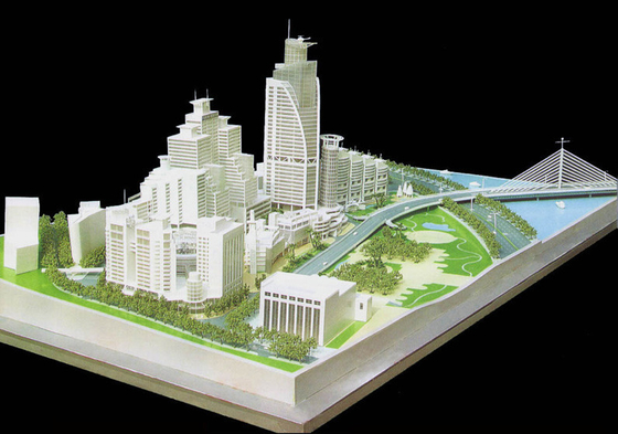 造る展覧会のために環境に優しい 3D ミニチュア建築モデル メーカー サプライヤー
