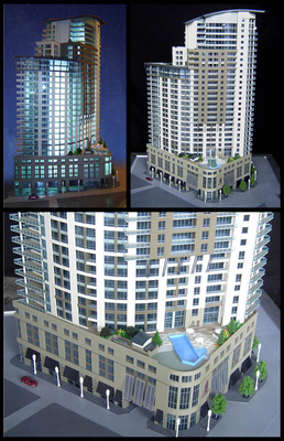 3D 構造環境材料が付いている建築モデル メーカーの耐久財 サプライヤー