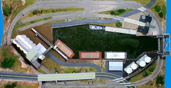 駅のミニチュア建築モデル メーカー、構造のレイアウト モデル サプライヤー