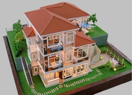 3D ミニチュア建築モデル メーカー/別荘の建物モデル/住宅の家のスケール・モデルの作成 サプライヤー