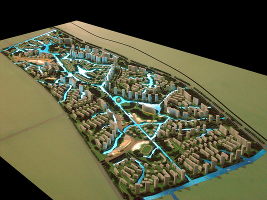都市計画の建築モデル メーカー、都市土地利用のスケール・モデル サプライヤー