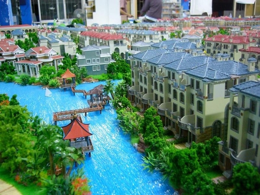 別荘のスケール・モデルの作成をつける 3D 別荘の建築モデル メーカー サプライヤー