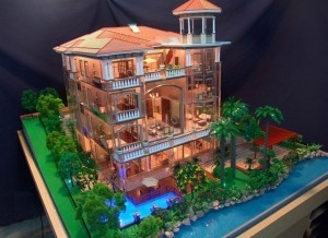 3D 別荘の建築モデル メーカー、耐久の照明スケール・モデルの作成 サプライヤー