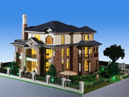 3D ミニチュア建築モデル メーカー/別荘の建物モデル/住宅の家のスケール・モデルの作成 サプライヤー