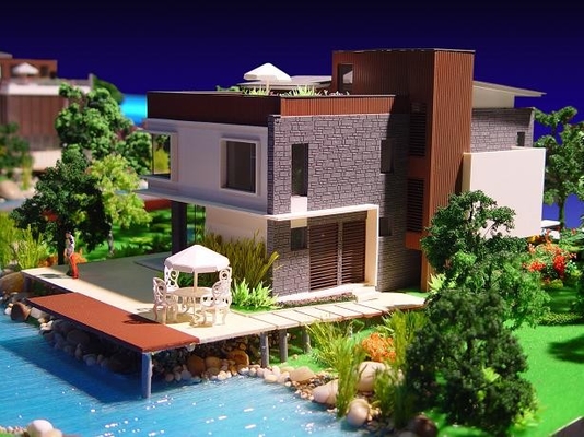3D ミニチュア別荘の建築スケール・モデル/住宅の家のスケール・モデルの作成 サプライヤー