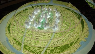3D 都市計画のための美しい建築モデル メーカーの ABS はそびえています サプライヤー