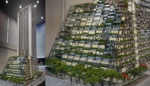 3D 都市計画のための美しい建築モデル メーカーの ABS はそびえています サプライヤー
