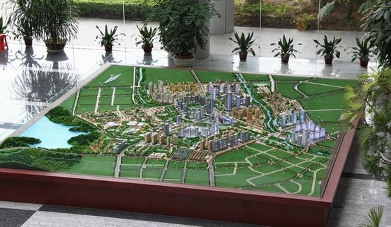 強い都市レイアウトの建築モデル メーカー、ミニチュア都市レイアウト モデル サプライヤー