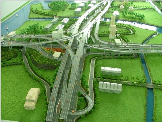 都市ハイウェーの景色のレイアウト モデル建築スケール・モデルは政府のプロジェクトを供給します サプライヤー
