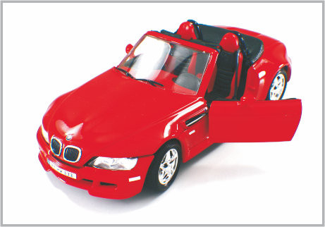 家に Decoratio として 1/24 人のダイカストで形造られた合金の赤い注文のスケール・モデル車 BMW のロードスター サプライヤー