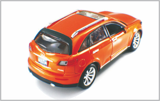 家に Decoratio として 1/24 台のダイカストで形造られた合金の朱色の注文のスケール・モデル車 Infiniti サプライヤー