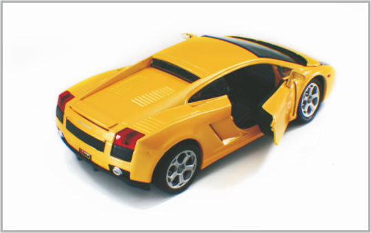1 つ/24 はコレクションとして合金の黄色い注文のスケール・モデル車 LamboighiniGallardo をダイカストで形造りました サプライヤー