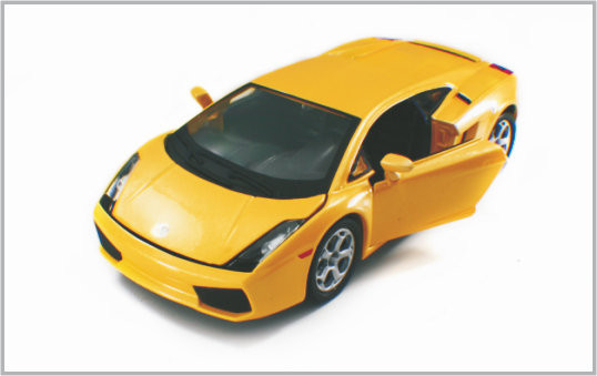1 つ/24 はコレクションとして合金の黄色い注文のスケール・モデル車 LamboighiniGallardo をダイカストで形造りました サプライヤー